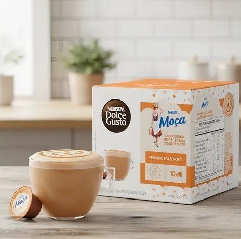 Nescafé Dolce Gusto Cappuccino Sabor Doce de Leite 10Caps 170g
