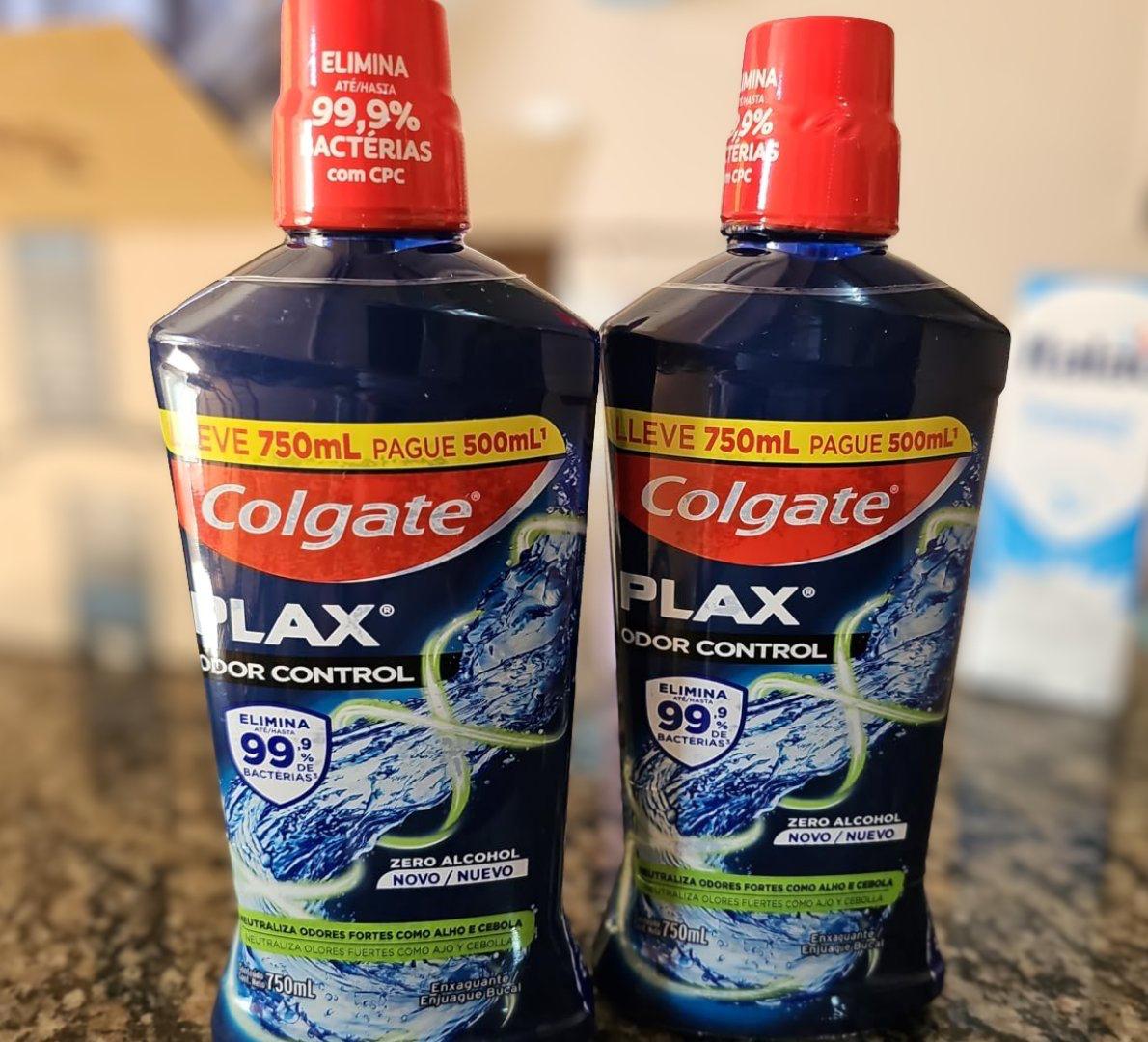 Colgate Plax Odor Control Enxaguante Bucal Sem Álcool, 750ml : Amazon.com.br: Saúde e Bem-Estar