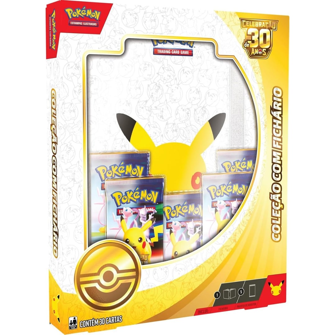 Pokémon TCG: 30th Celebration - Binder Collection PT-BR - R$234