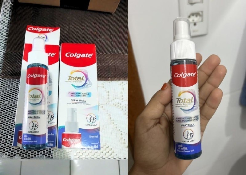 Colgate Total Spray Bucal Antibacteriano Refrescante, 60ml