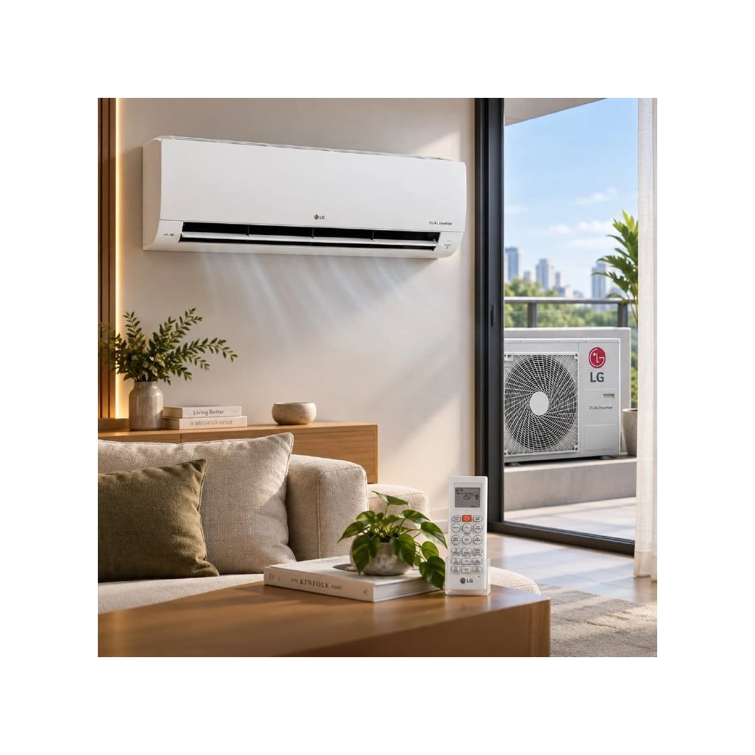Ar Condicionado LG DUAL Inverter Voice 30000 BTU/h Quente e Frio S4NW30L43FA.EB2GAMZ - 220 Volts