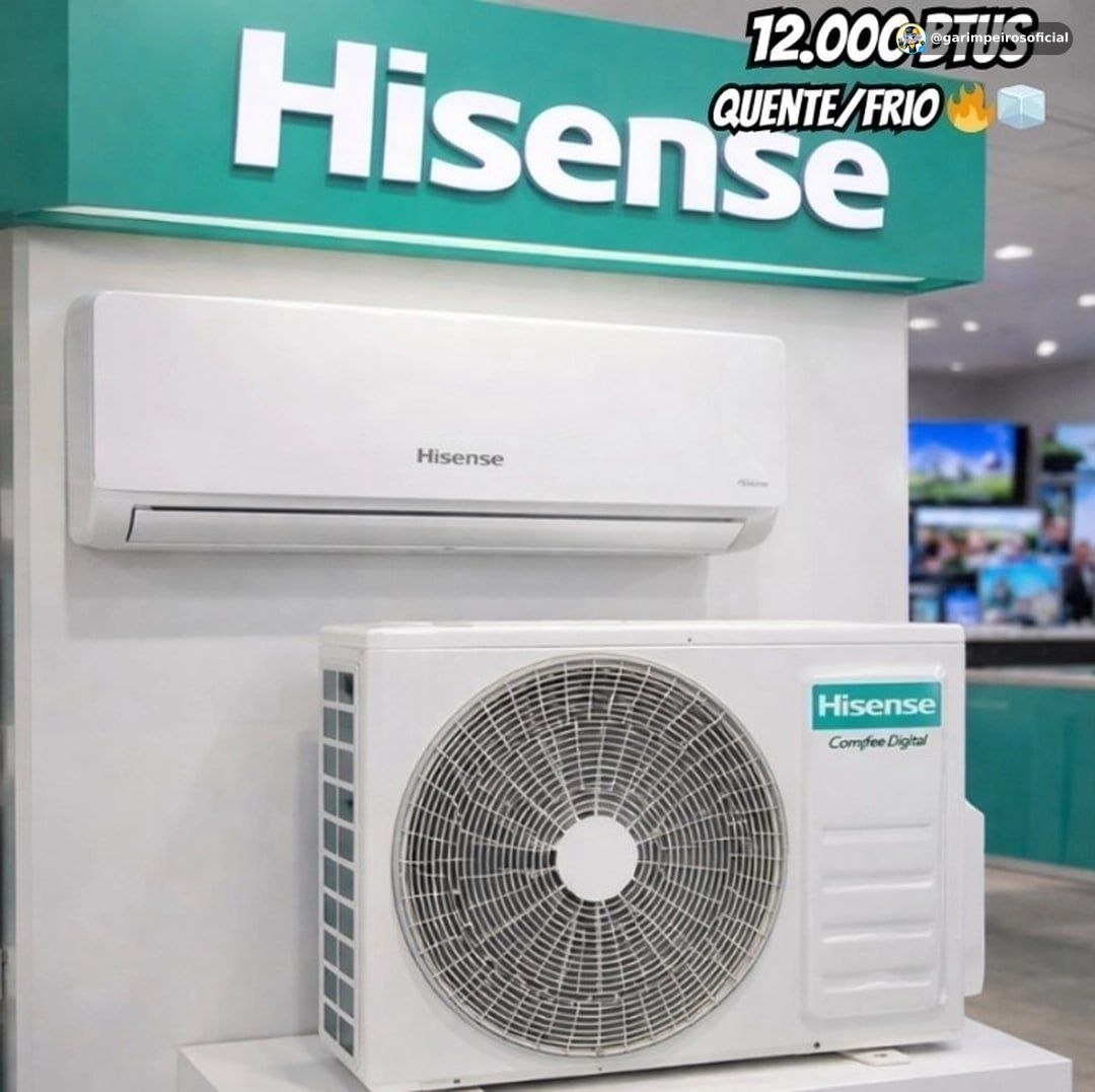 Ar Condicionado Split Inverter Hisense Hi-wall 12.000 Btus Quente e Frio Wi-fi R-32 - 220v