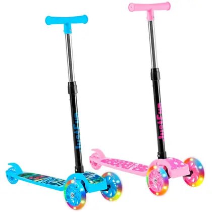 Patinete Infantil 3 Rodas De Led Dobrável Scooter Crianças - Kparts Importadora