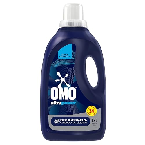 OMO Lava-Roupas Líquido Ultra Power Frasco 1,8L : Amazon.com.br: Saúde e Bem-Estar