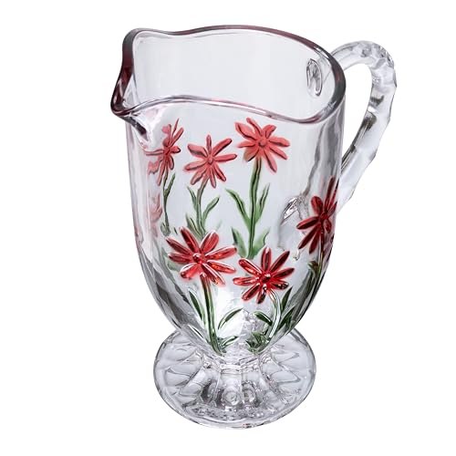 WOLFF Jarra Red Flower 1,3L Vidro