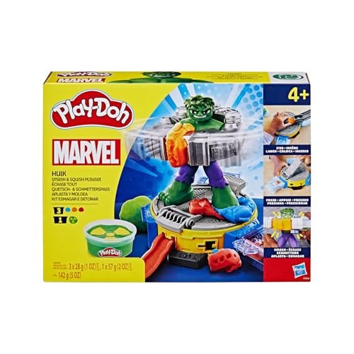 Play-Doh Marvel Hulk Kit Esmagar e Detonar