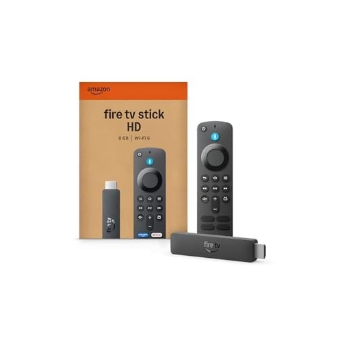 Amazon Fire Tv Stick Hd (modelo mais recente), Controle Remoto por Voz com Alexa, alimentado pela Tv, com configuração simples e Acesso Ant…