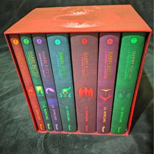 Box Harry Potter Premium Vermelho (7 Livros em capa dura)