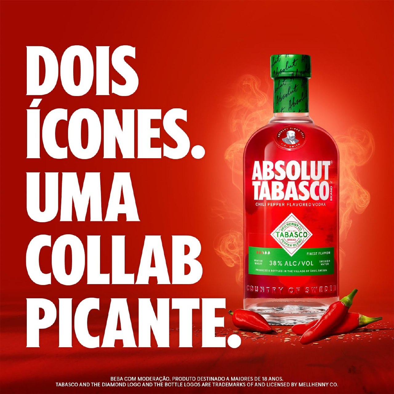 Vodka Absolut Tabasco 750ml