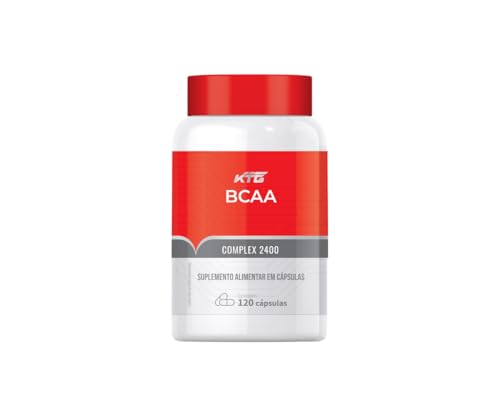 Katiguá, BCAA Complex 2400, Sport, Essential Amino Acids, Sem sabor, 120 Cápsulas rígidas 30 doses, Preto