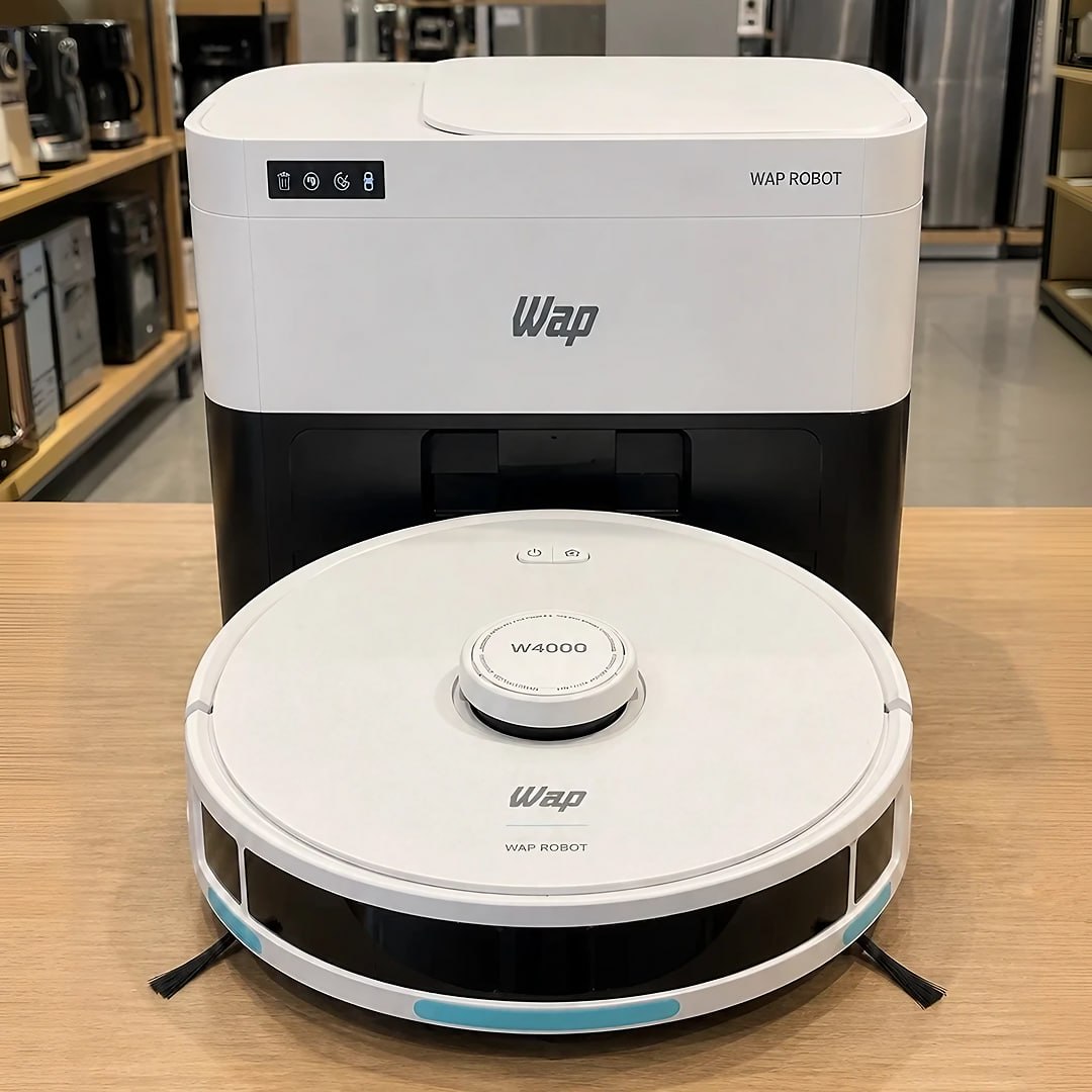 WAP Robô Aspirador de Pó ROBOT W4000 - Estação Autolimpante, Mapeamento LDS 360°, Passa Pano com MOP Giratório 127V : Amazon.com.br: Indústria e Comércio