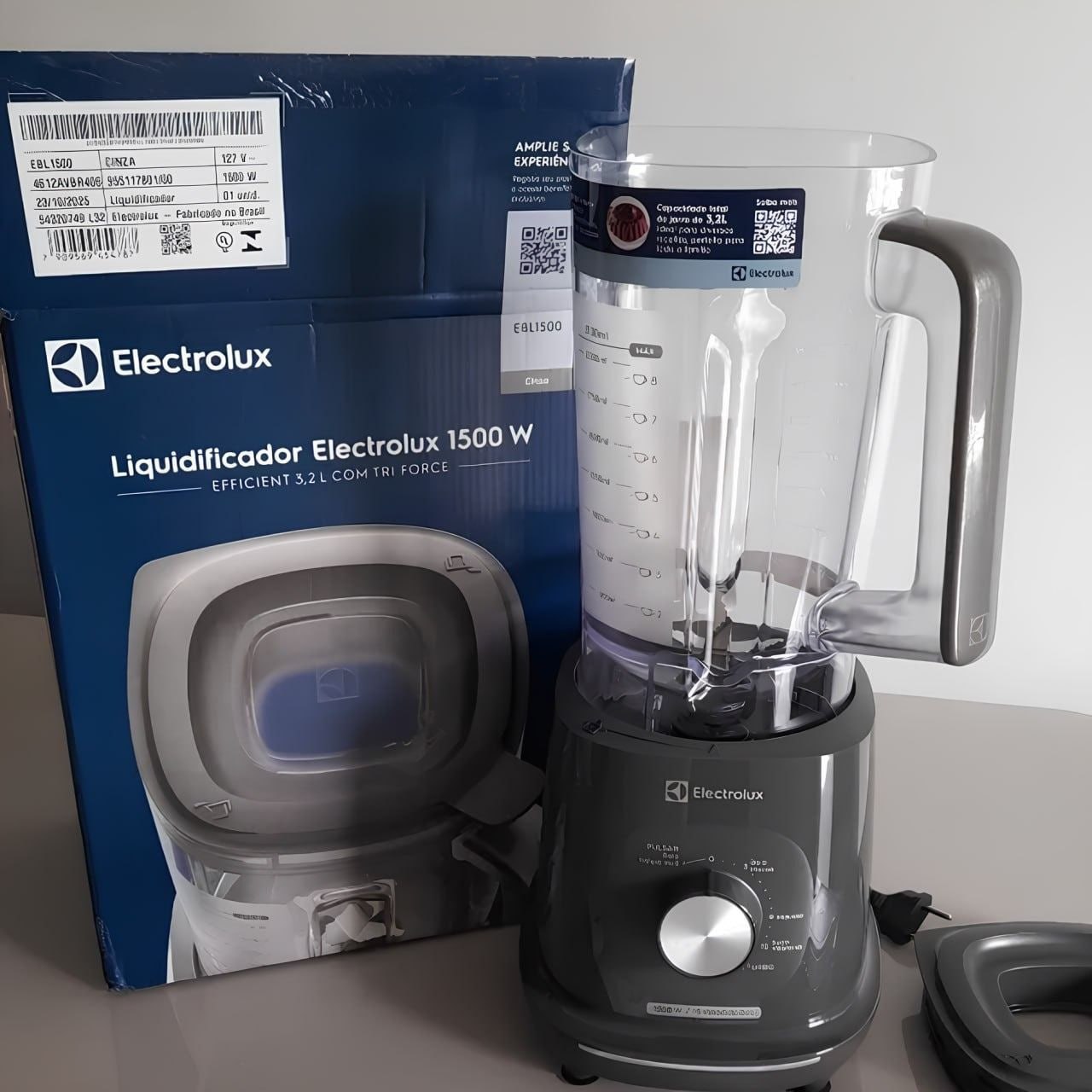 Liquidificador Electrolux 1500w 3,2L 15 Velocidades Ebl1500 - 127V