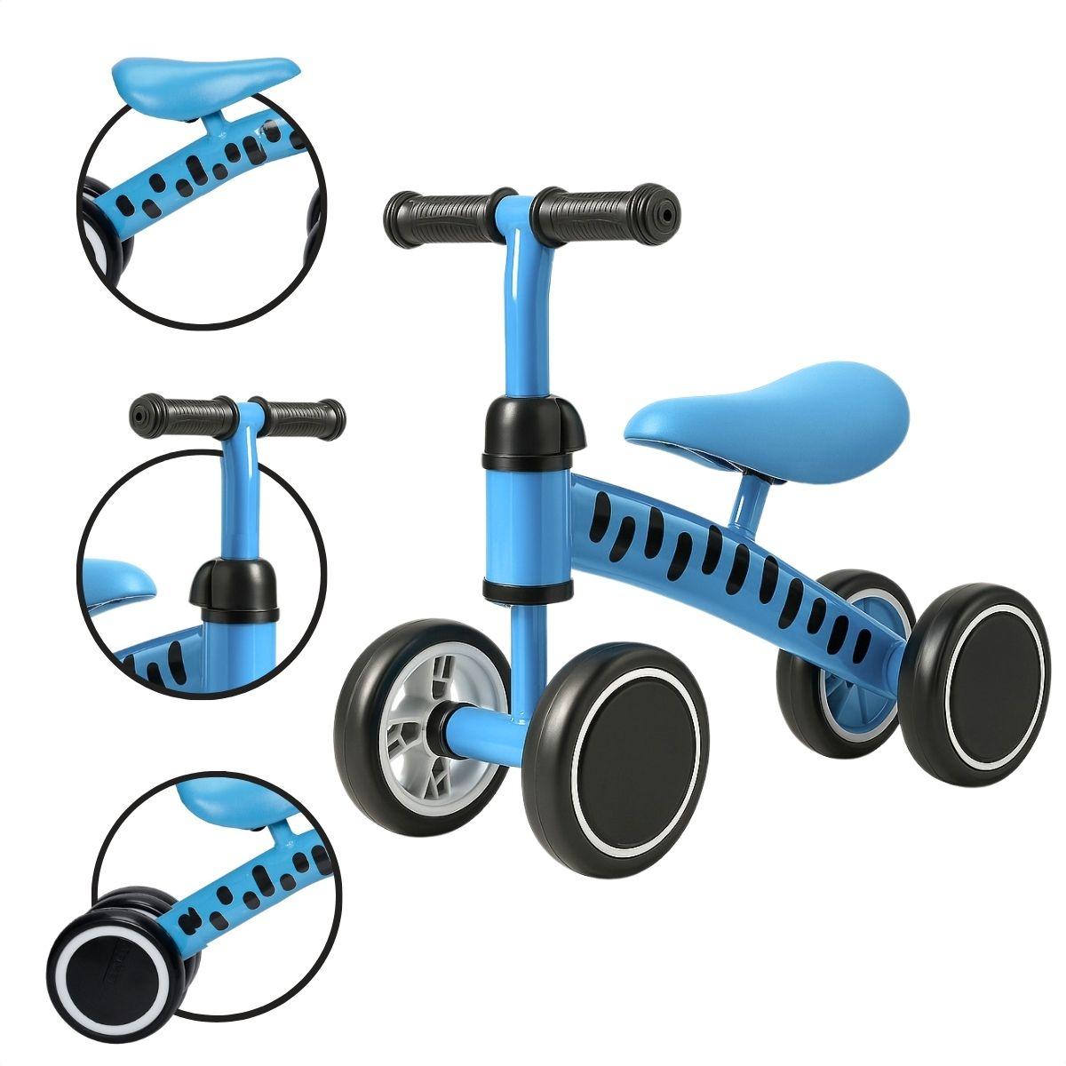 Bicicletinha Sem Pedal De Equilíbrio Andador Infantil Bebê Brinq Kids