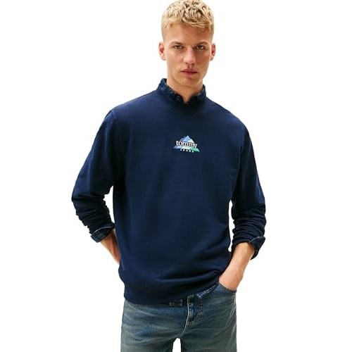 Blusa de moletom Medium Weight Crewneck Sweatshirt With Embroidered Archival Logo Tommy JeansMasculino