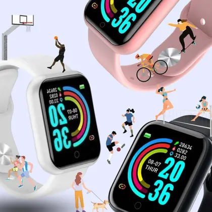 Relogio Smartwatch Feminino Masculino D20 Fit Pro Inteligente Oferta - 01Smart