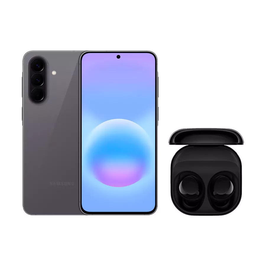 Galaxy A57 5G (256GB) - Cinza + Galaxy Buds Core - Preto