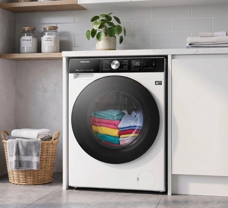 Lava e Seca Hisense 3s 12/8kg Inverter Wi-fi Wd3s12 Branca