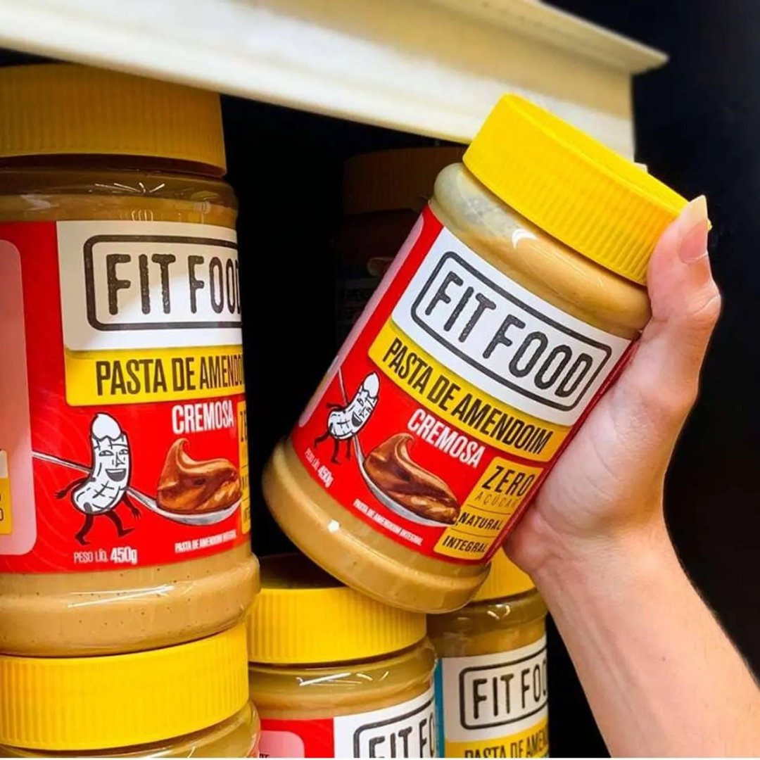 Fit Food Pasta de Amendoim Cremosa 450g