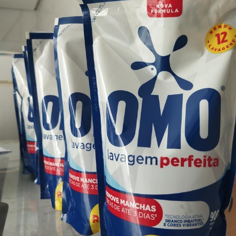 OMO Sabão Líquido Refil Omo Lavagem Perfeita 900ml