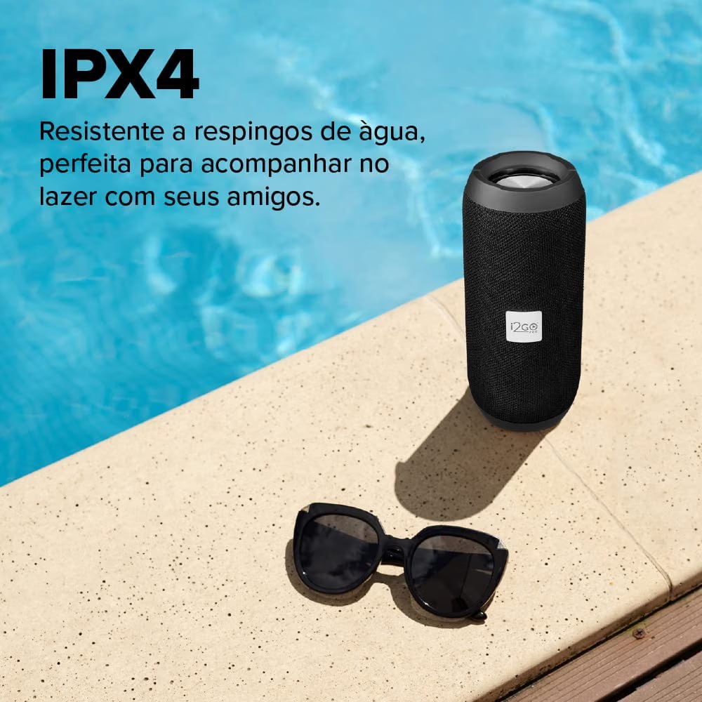 I2GO, Caixa De Som Bluetooth Essential Sound Go, 10W RMS