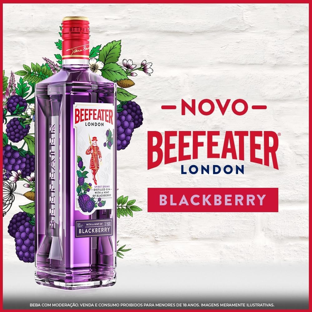 Gin Inglês Beefeater Blackberry Garrafa 700ml