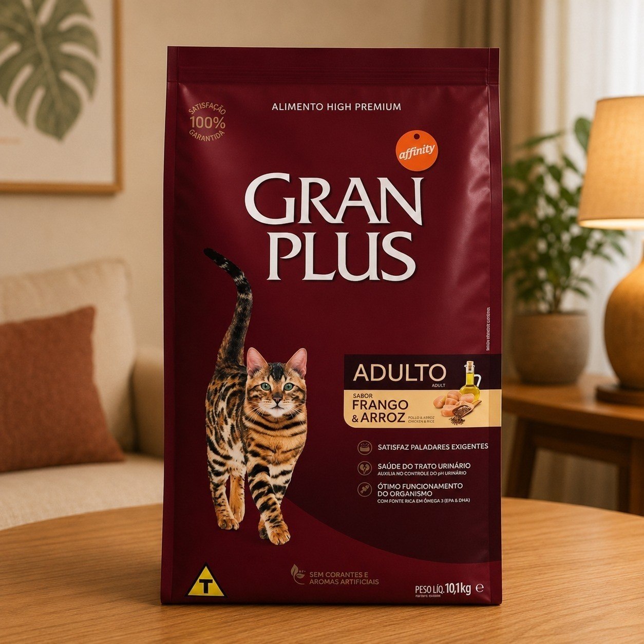 Ração Granplus Gatos Adultos Frango E Arroz 10,1kg