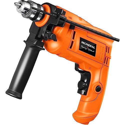 MONDIAL Furadeira de Impacto com maleta e 19 acessórios, Mondial, Laranja, 650W, 110V FI-RH-01M