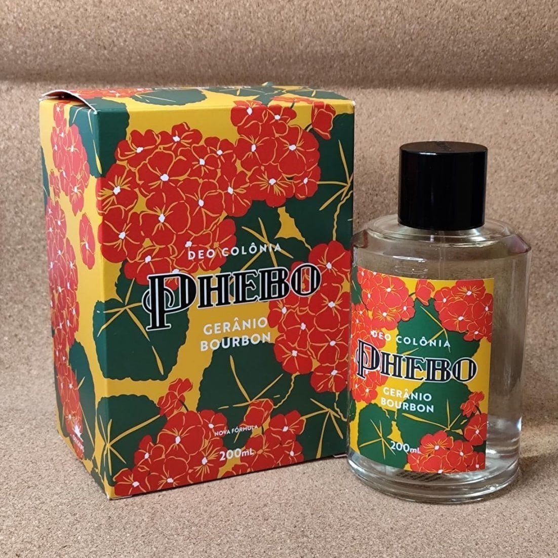 Colônia Gerânio Bourbon Phebo 200ml