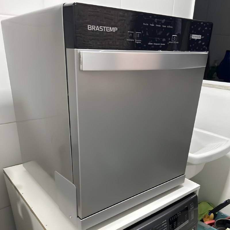 Lava Louças Brastemp 8 Serviços BLF08BS Cinza