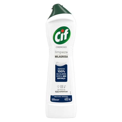 Cif Cremoso Limpeza Milagrosa Remove 100% Da Sujeira 450 Ml