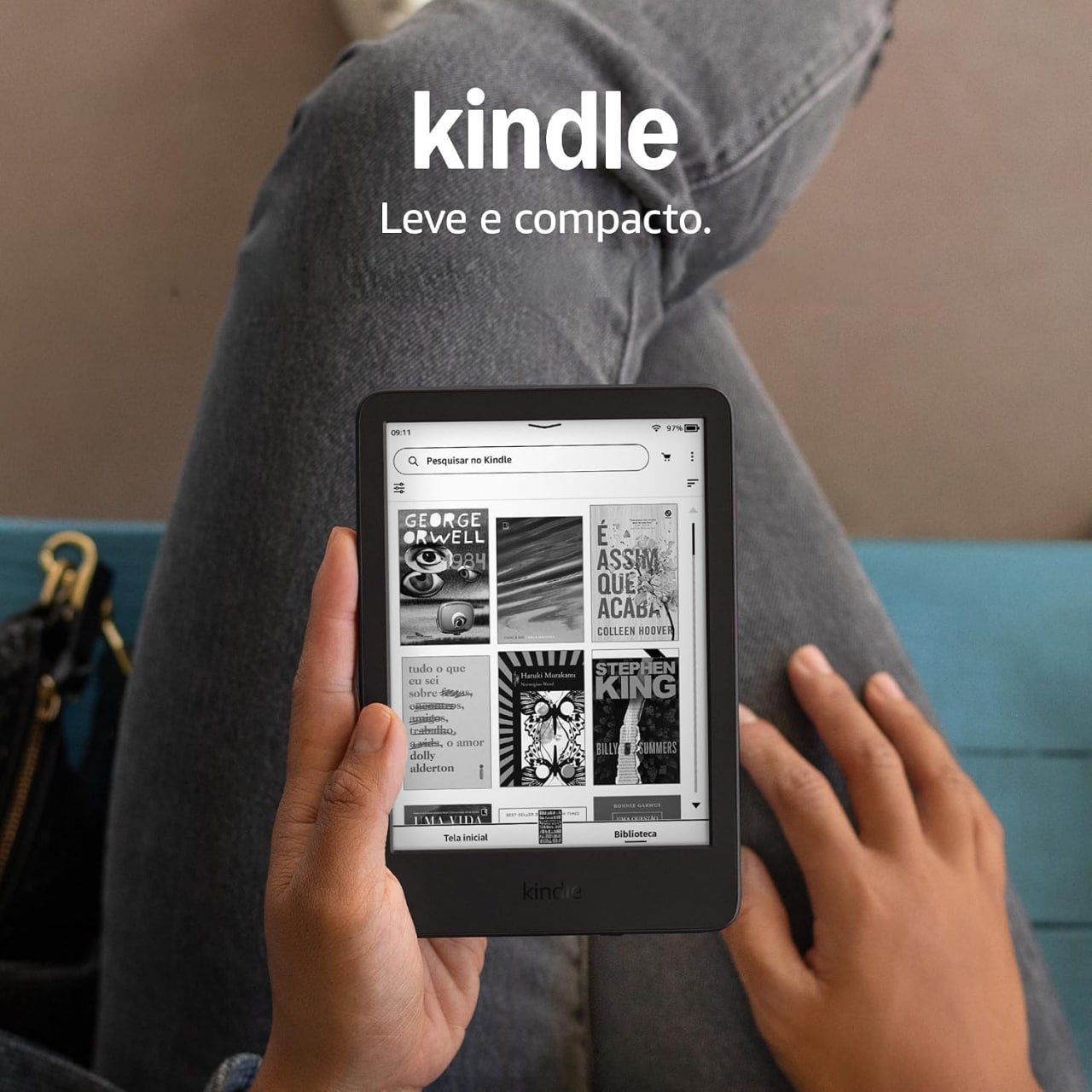 Kindle 16 GB (modelo 2024) - Leve e compacto, com tela antirreflexo